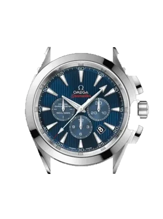 Aqua Terra 522.10.44.50.03.001 mit Vintage Kalbslederarmband Braun — Natürliche Patina