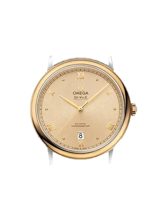 De Ville 424.20.40.20.08.002 with Black Saffiano Strap Ecru Stitching
