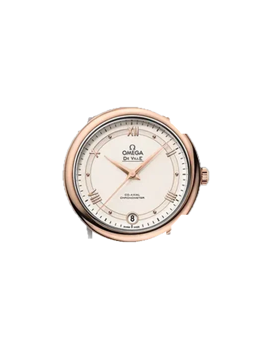 De Ville 424.23.33.20.09.001 mit Rotes Saffiano-Armband mit ecrufarbenen Nähten