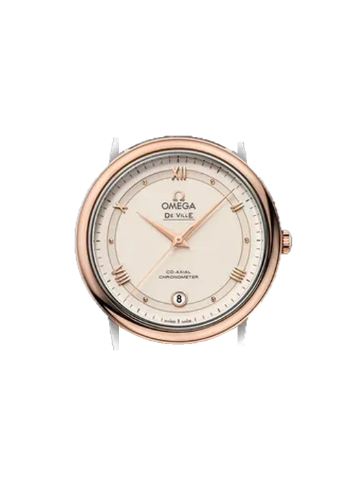 De Ville 424.23.37.20.09.001 con Cinturino Vitello Vintage Marrone — Patina Naturale