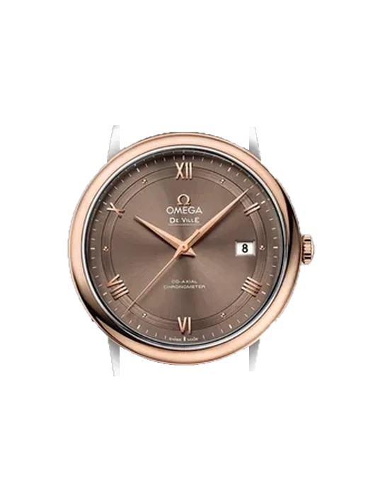 De Ville 424.23.40.20.13.001 mit Armband aus italienischem braunem Leder