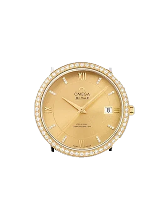 De Ville 424.25.37.20.58.001 con Cinturino Vitello Vintage Marrone — Patina Naturale