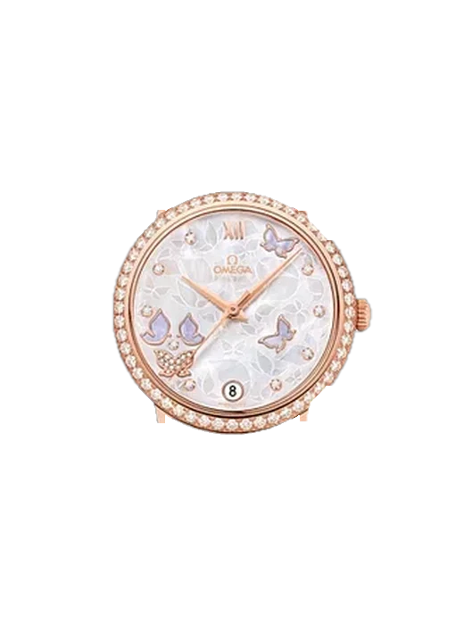De Ville 424.55.33.20.55.004 with Saffiano Red Strap Ecru Stitching