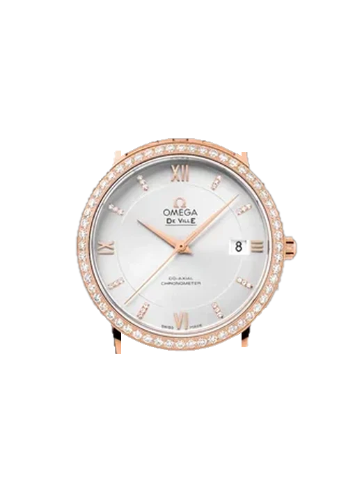 De Ville 424.55.37.20.52.001 avec Bracelet de montre en cuir de veau vintage marron — Patine naturelle