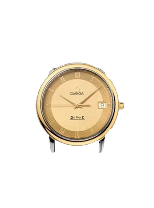 De Ville 4310.12.00 mit Rotes Saffiano-Armband mit ecrufarbenen Nähten