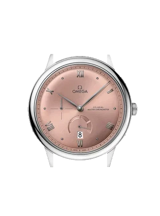 De Ville 434.10.41.21.10.001 with Vintage Brown Calfskin Strap — Natural Patina