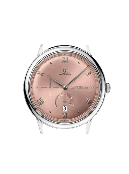 De Ville 434.13.41.21.10.001 avec Bracelet de montre en cuir de veau vintage marron — Patine naturelle