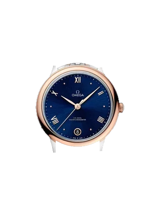 De Ville 434.20.34.20.03.001 mit Rotes Saffiano-Armband mit ecrufarbenen Nähten