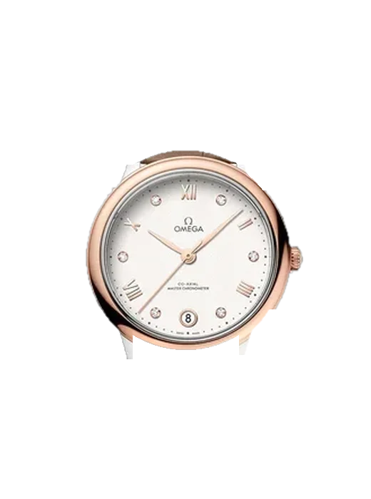 De Ville 434.23.34.20.52.001 with Saffiano Red Strap Ecru Stitching