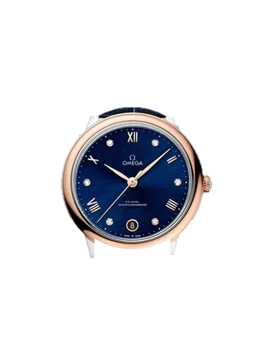 De Ville 434.23.34.20.53.001 mit Rotes Saffiano-Armband mit ecrufarbenen Nähten