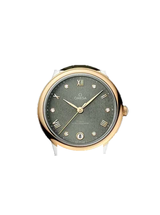 De Ville 434.23.34.20.60.001 avec Bracelet Saffiano Rouge Surpiqûres Écru