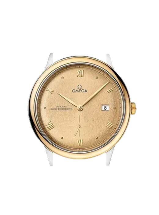 De Ville 434.23.41.20.08.001 mit Vintage Kalbslederarmband Braun — Natürliche Patina