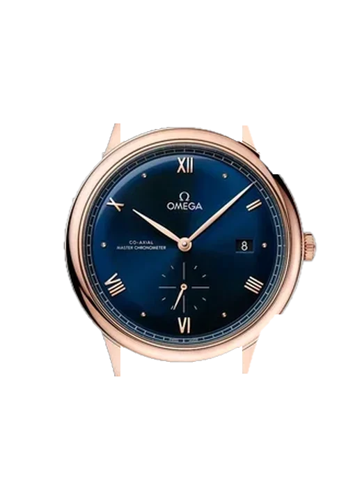 De Ville 434.53.41.20.03.001 mit Vintage Kalbslederarmband Braun — Natürliche Patina