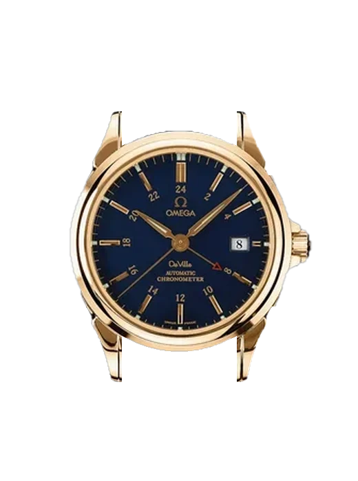 De Ville 4633.80.33 mit Vintage Kalbslederarmband Braun — Natürliche Patina