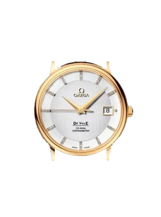 De Ville 4671.35.02 con Cinturino Vitello Vintage Marrone — Patina Naturale