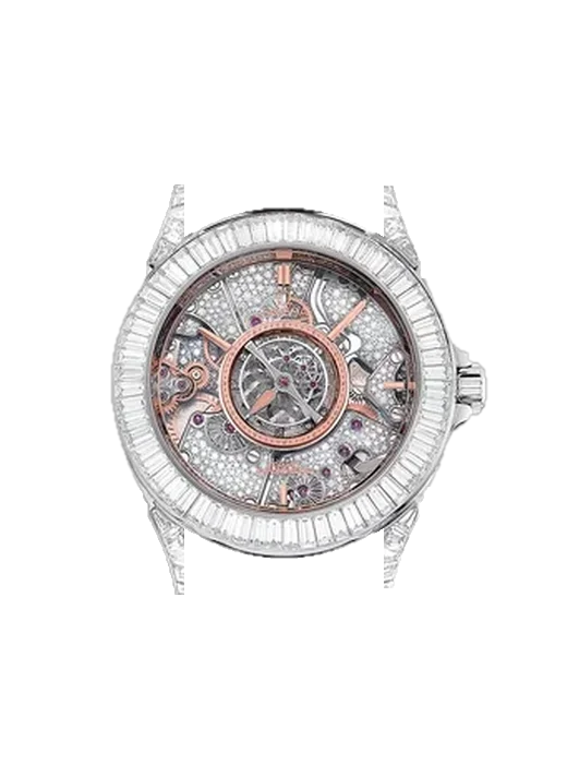 De Ville 513.98.39.21.56.001 with Grand Cavalier Leather Strap Orange