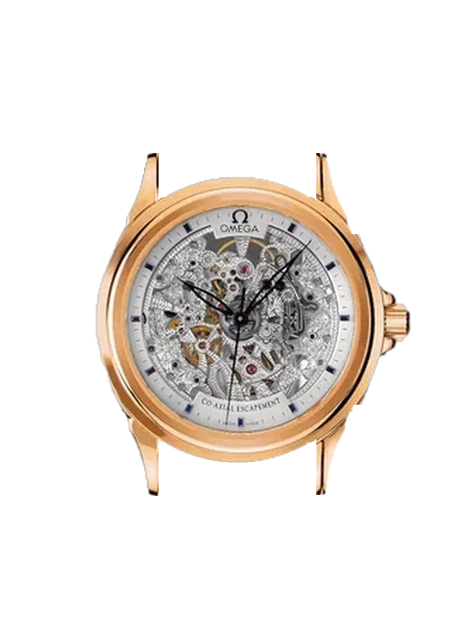 De Ville 5932.30.23 avec Bracelet de montre en cuir de veau vintage marron — Patine naturelle
