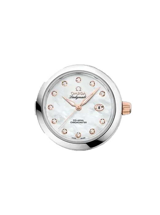 LadyMatic 425.20.34.20.55.004 mit Rotes Saffiano-Armband mit ecrufarbenen Nähten