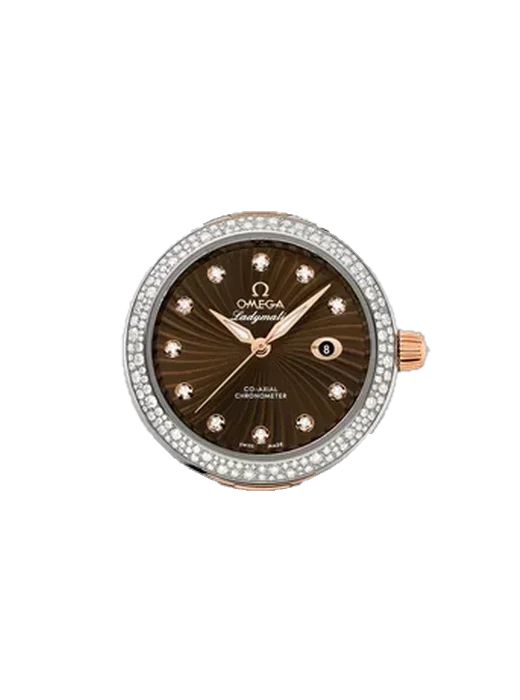 LadyMatic 425.25.34.20.63.001 con Correa Saffiano roja con costuras en color crudo