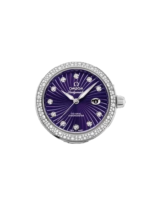 LadyMatic 425.37.34.20.60.001 con Correa Saffiano roja con costuras en color crudo