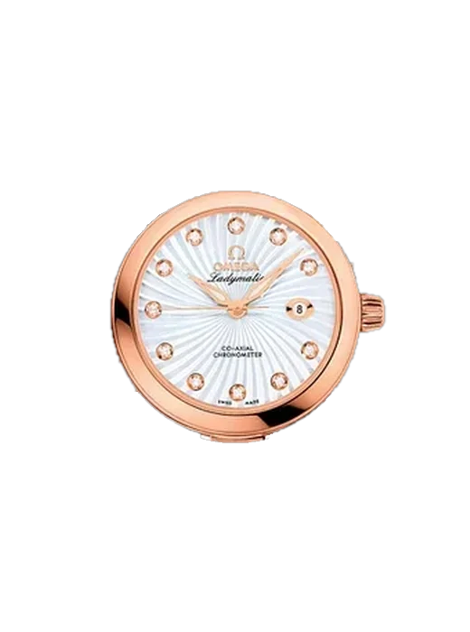 LadyMatic 425.60.34.20.55.001 mit Vintage Kalbslederarmband Braun — Natürliche Patina