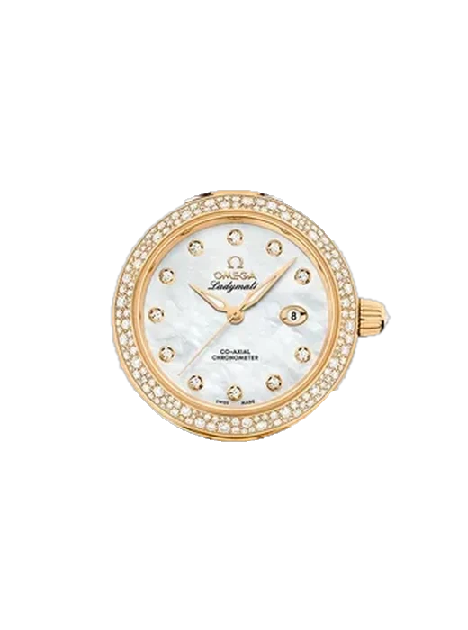 LadyMatic 425.65.34.20.55.009 con Correa de piel de becerro vintage marrón — Patina natural