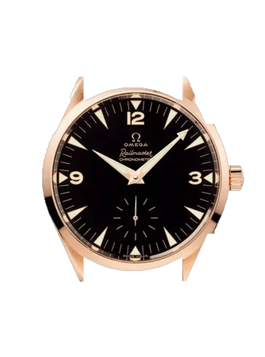 Railmaster 221.53.49.10.01.001 mit Vintage Kalbslederarmband Braun — Natürliche Patina