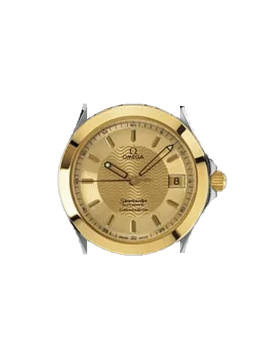 Seamaster 120M 2301.11.00 with Grand Cavalier Leather Strap Orange