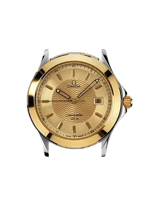 Seamaster 120M 2311.11.00 mit Grand Cavalier Cuir Armband Orange