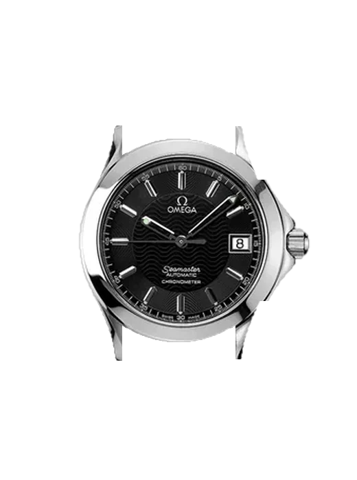 Seamaster 120M 2501.51.00 with Vintage Brown Calfskin Strap — Natural Patina
