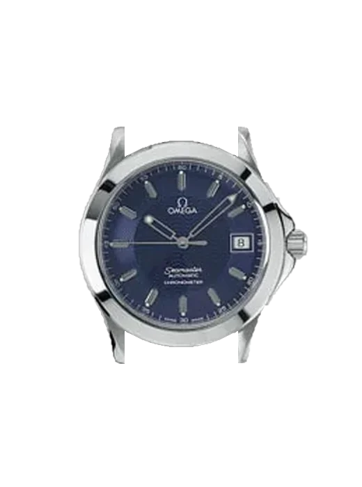 Seamaster 120M 2501.81.00 mit Vintage Kalbslederarmband Braun — Natürliche Patina