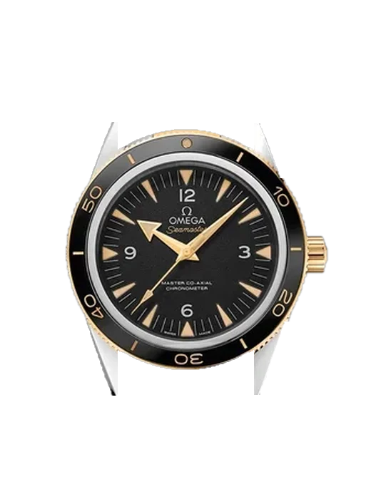 Seamaster 300 233.20.41.21.01.002 con Correa de piel italiana marrón