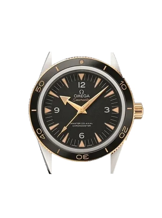 Seamaster 300 233.22.41.21.01.001 con Correa de piel italiana marrón