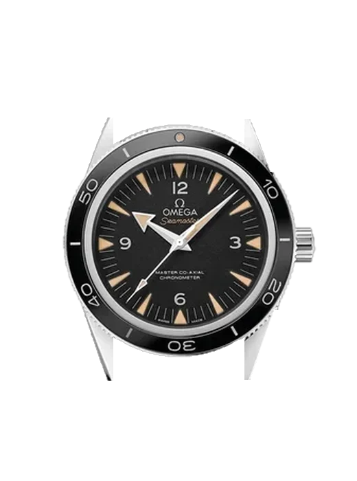 Seamaster 300 233.30.41.21.01.001 con Correa de piel italiana marrón