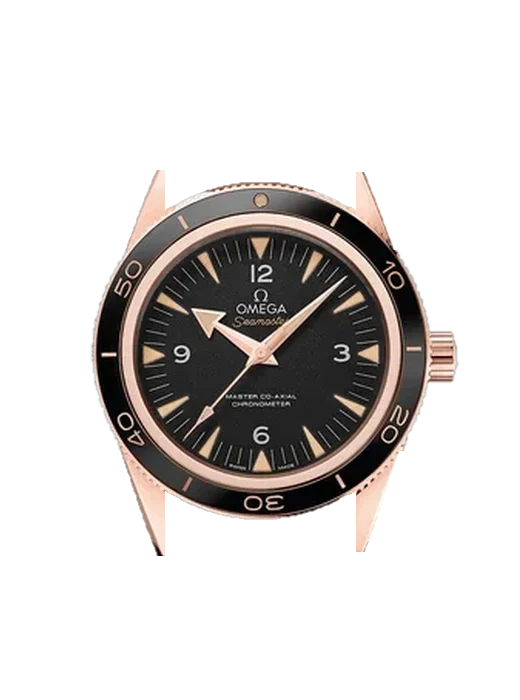 Seamaster 300 233.62.41.21.01.002 con Correa Grand Cavalier de cuero naranja