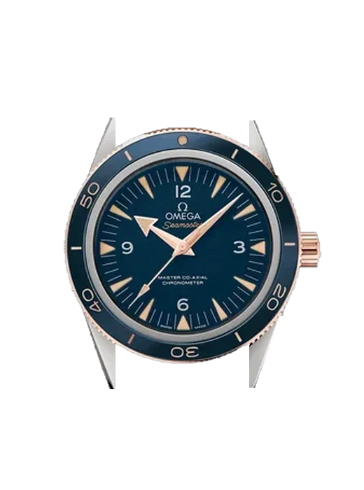 Seamaster 300 233.62.41.21.03.001 con Correa Grand Cavalier de cuero naranja