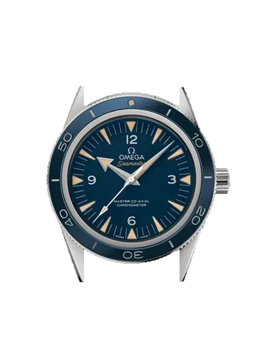 Seamaster 300 233.90.41.21.03.001 con Correa Grand Cavalier de cuero naranja