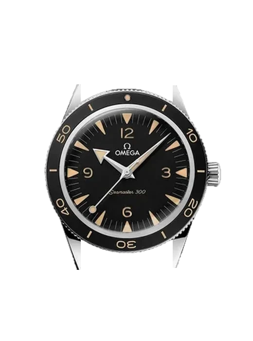 Seamaster 300 234.30.41.21.01.001 avec Bracelet Grand Cavalier Cuir Orange