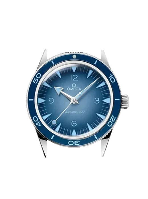 Seamaster 300 234.30.41.21.03.002 mit Grand Cavalier Cuir Armband Orange