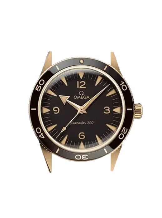 Seamaster 300 234.92.41.21.10.001 avec Bracelet Grand Cavalier Cuir Orange