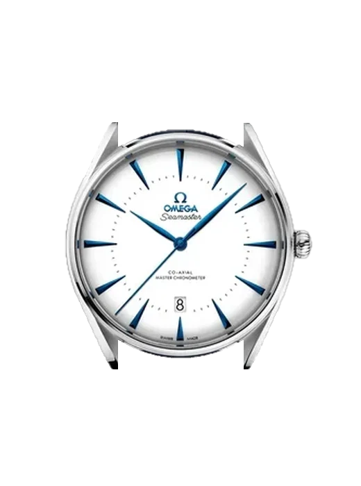 Seamaster 511.13.40.20.04.002 mit Hybrid Armband aus Alligator und Kautschuk Blau