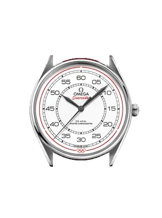 Seamaster 522.32.40.20.04.004 mit Hybrid Armband aus Alligator und Kautschuk Blau