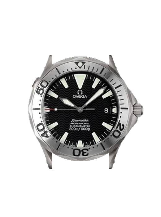 Seamaster Diver 300M 2031.50.00 con Correa de piel italiana marrón