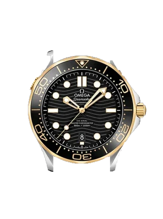 Seamaster Diver 300M 210.20.42.20.01.002 avec Bracelet Hybride Alligator et Caoutchouc Bleu