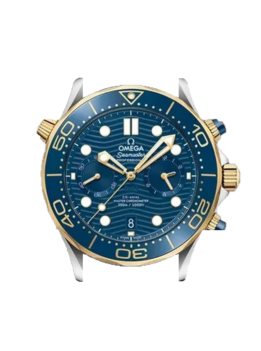 Seamaster Diver 300M 210.22.44.51.03.001 with Grand Cavalier Leather Strap Orange