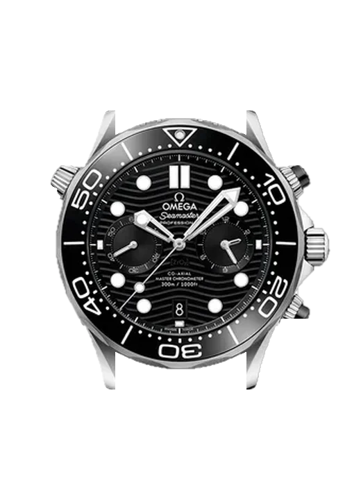 Seamaster Diver 300M 210.30.44.51.01.001 con Correa Grand Cavalier de cuero naranja