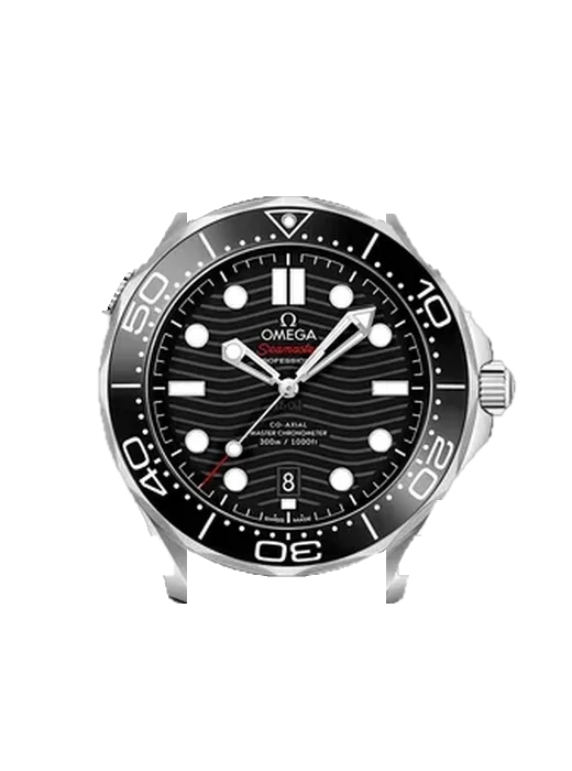 Seamaster Diver 300M 210.32.42.20.01.001 con Correa Grand Cavalier de cuero naranja