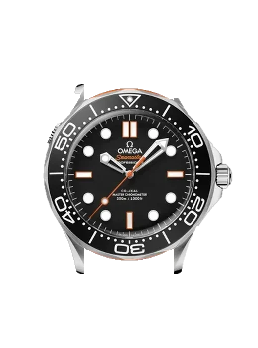 Seamaster Diver 300M 210.32.42.20.01.006 mit Armband aus italienischem braunem Leder