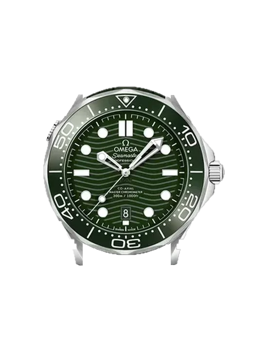 Seamaster Diver 300M 210.32.42.20.10.001 mit Armband aus italienischem braunem Leder