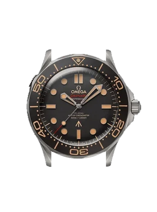 Seamaster Diver 300M 210.92.42.20.01.001 con Correa Grand Cavalier de cuero naranja